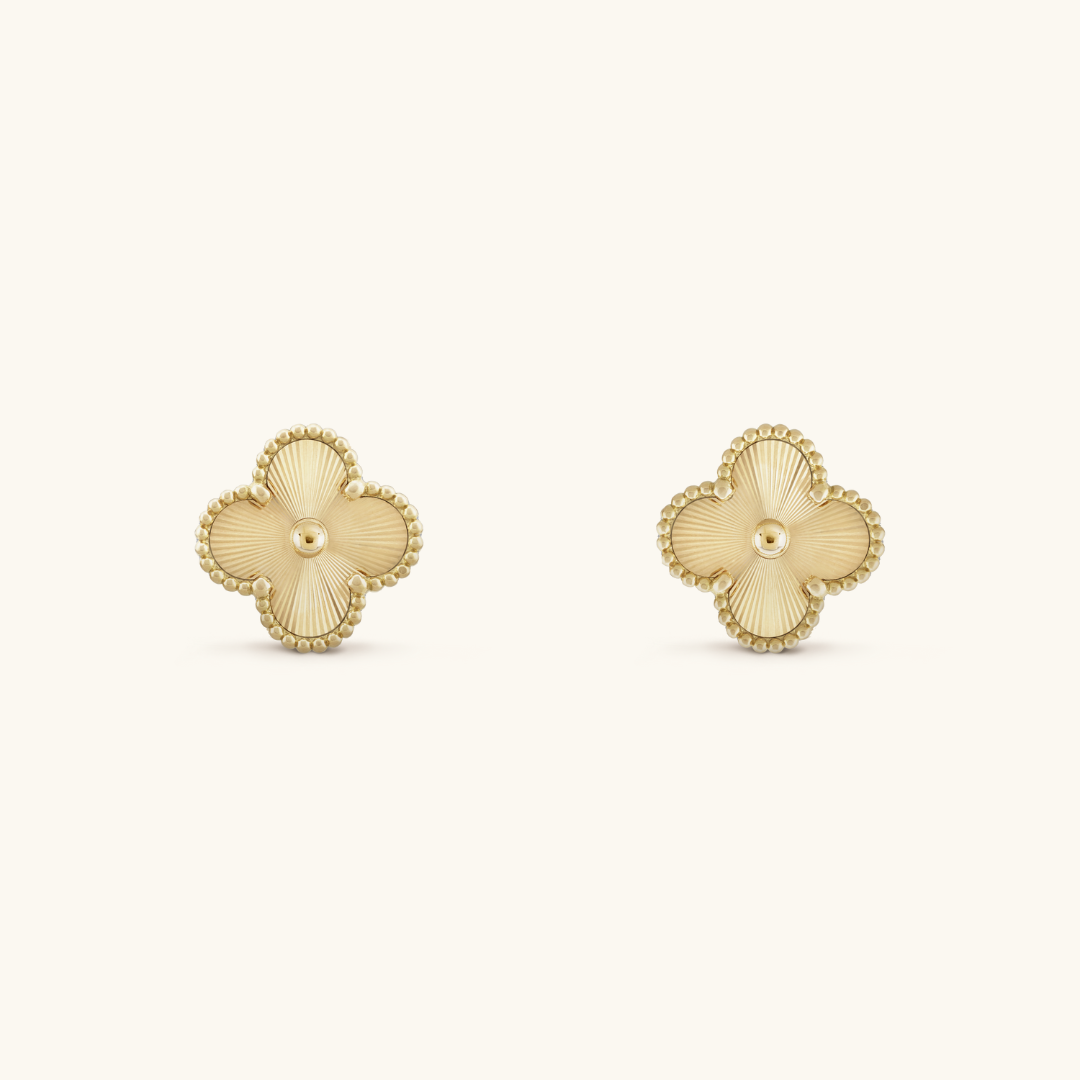 CLOVER | GOLD EARRINGS