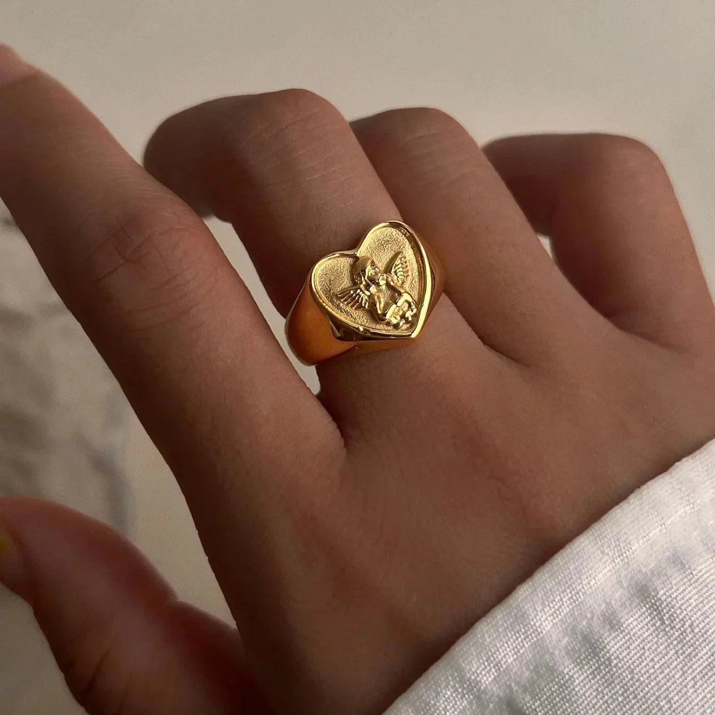 Cupid Gold Ring