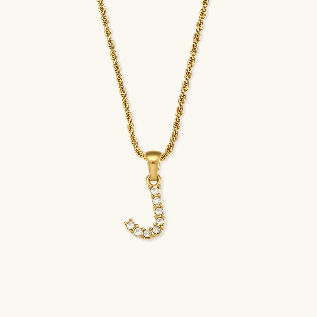 Maeve Letter Initial Diamond Necklace