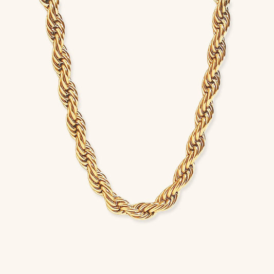 Mila Golden Twist Necklace