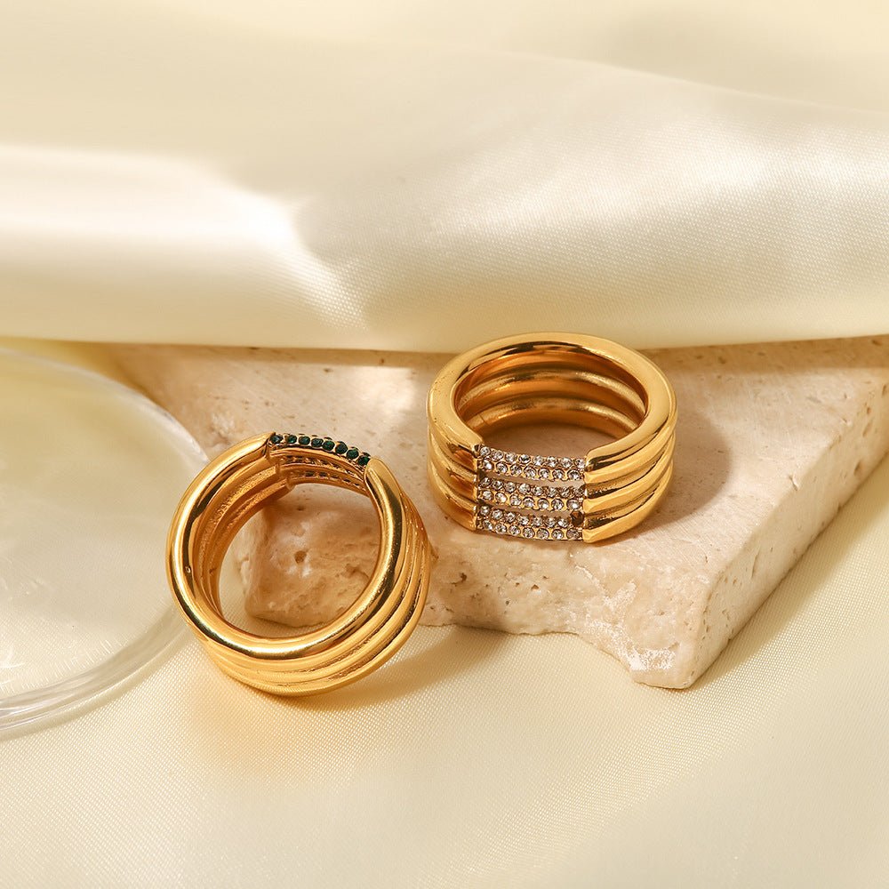 Serenity Diamond Gold Ring