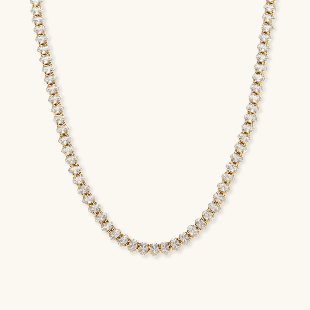 Wisteria Diamond Tennis Necklace