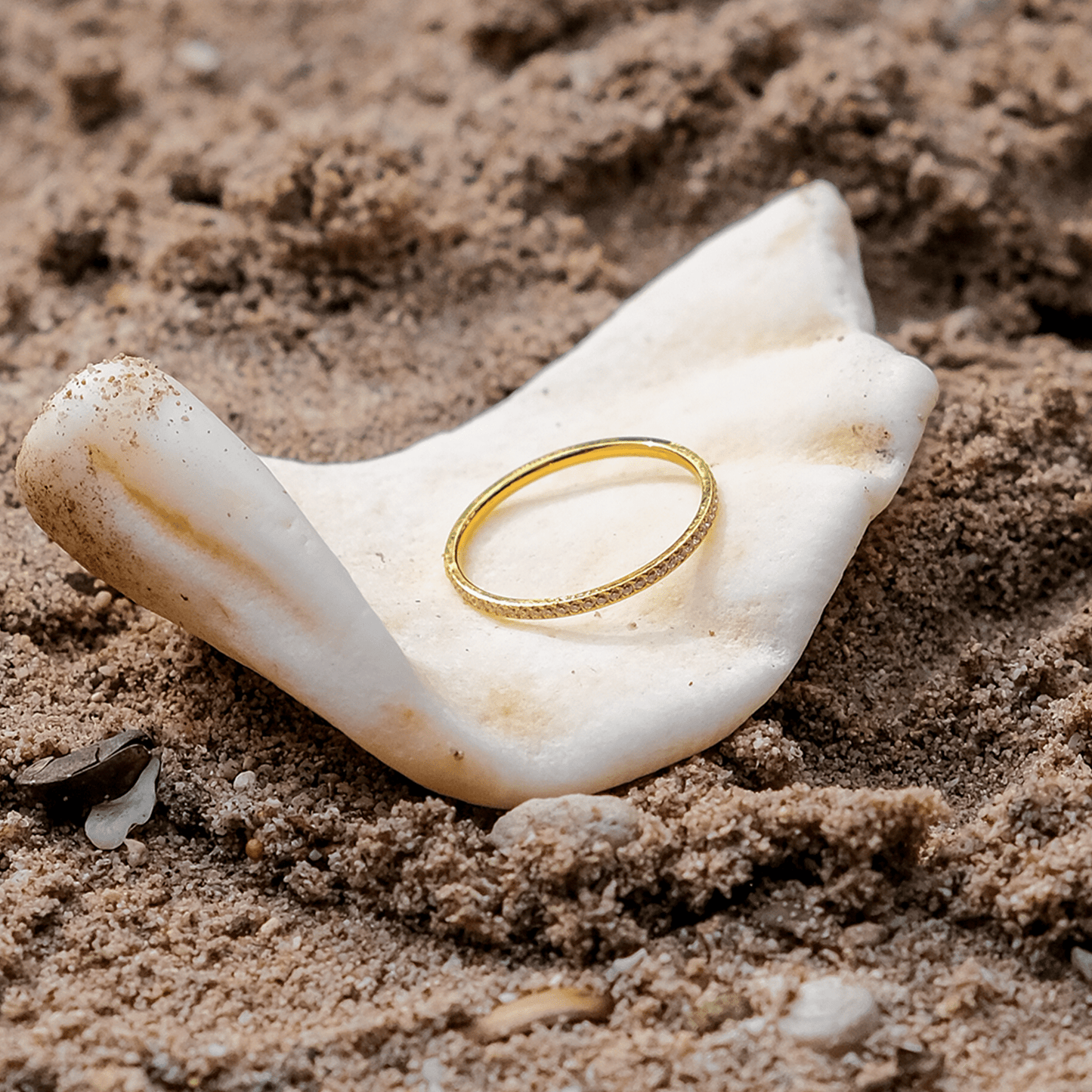 Zarra Paved Gold Ring